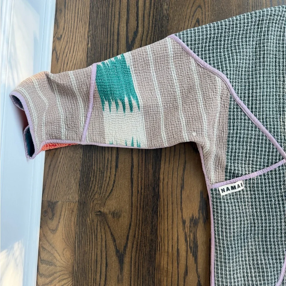 Namai: The Ladhiya Quilted Patchwork Kantha - Picture 4 of 13